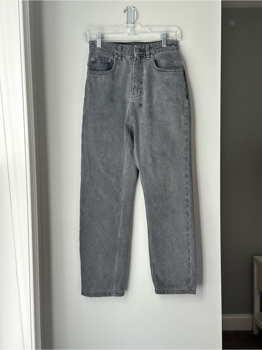 Ksubi High-Rise Women's Gray Washed Jeans